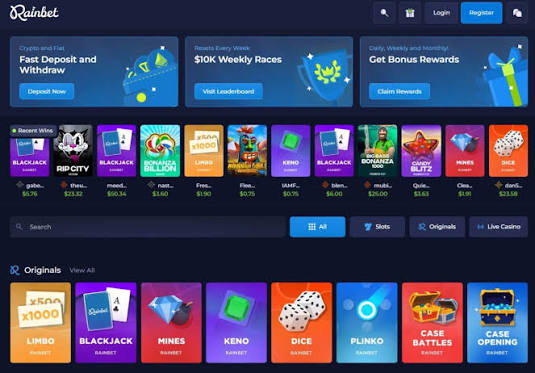 Utvärdering av Rainbet Gambling Enterprise för kryptospelare Utvärdering av Rainbet Gambling Enterprise för kryptospelare